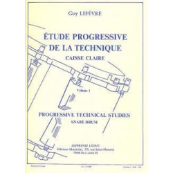 Guy Lefèvre Etude Progressive de la Technique Volume 1