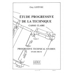 Guy Lefèvre Etude Progressive de la Technique Volume 2