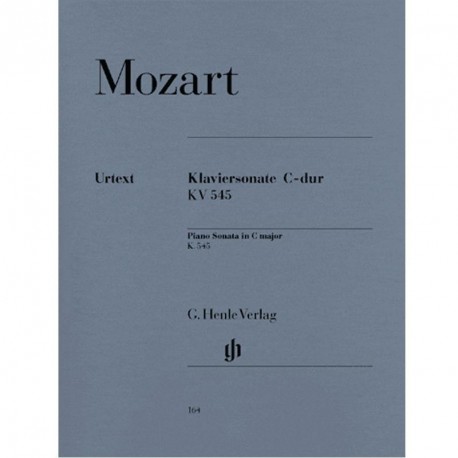 MOZART Sonate pour piano ut majeur KV 545