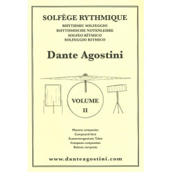 Dante Agostini Solfège Rythmique Cahier N° 2 Mesures composées