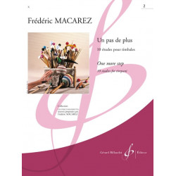 Frédéric Macarez Un Pas de Plus Volume 2 - 10 Etudes