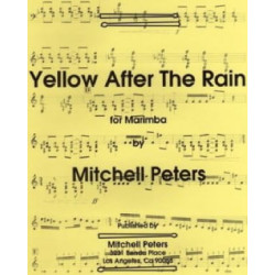 Mitchell Peters Yellow After The Rain