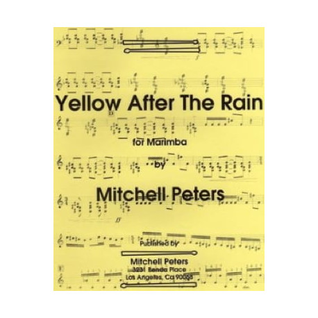 Mitchell Peters Yellow After The Rain