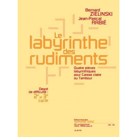 Zielinski Bernard / Rabié Jean-Pascal Le Labyrinthe Des Rudiments