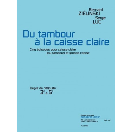Ziélinski Bernard / Luc Serge Du Tambour A la Caisse Claire