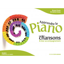 Bruno et Emery Cécile Puren Apprendre le Piano par les Chansons Vol. 2 4ème année