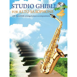Joe Hisaishi Studio Ghibli - Saxophone Alto avec CD.
