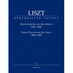 LISZT Piano Pieces - 1880-1885