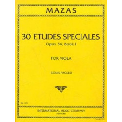 MAZAS 30 Etudes spéciales op. 36 - Book 1