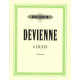 DEVIENNE 6 Duos - 2 Klarinetten