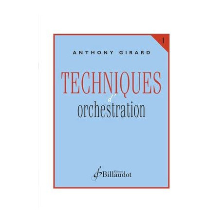 Girard Techniques d'Orchestration