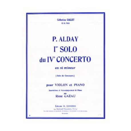 Paul Alday 1er Solo du Concerto pour violon n° 4