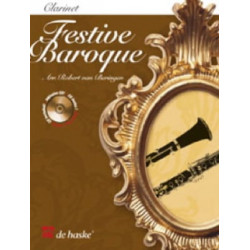 Robert Van Beringen Festive Baroque - Clarinet Avec CD.