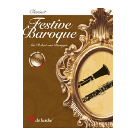 Robert Van Beringen Festive Baroque - Clarinet Avec CD.