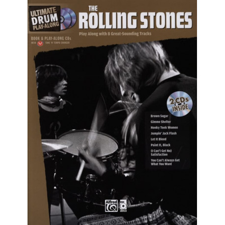 ROLLING STONES Ultimate Drum Play Along AVEC CD.