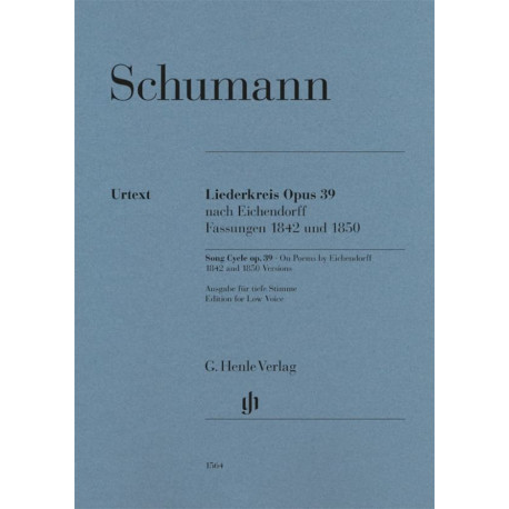 SCHUMANN Liederkreis Opus 39 - Voix Grave