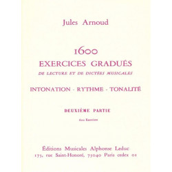 JULES ARNOUD 1600 Exercices Gradués Volume 2