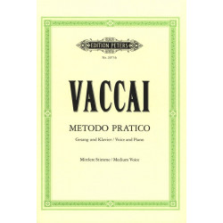 Nicola Vaccai Metodo Pratico Voix Moyenne
