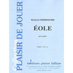 Éole RESSEGUIER Richard Partitions Piano 2 mains