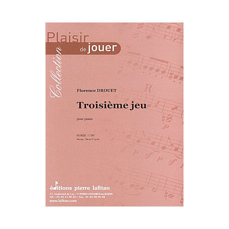 DROUET TROISIEME JEU