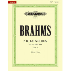 BRAHMS 2 Rhapsodies Opus 79