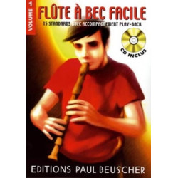 Jean Didier Villetorte Flûte A Bec Facile Volume 1