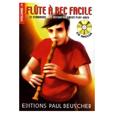 Jean Didier Villetorte Flûte A Bec Facile Volume 1