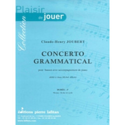 JOUBERT CONCERTO GRAMMATICAL BASSON ET PIANO