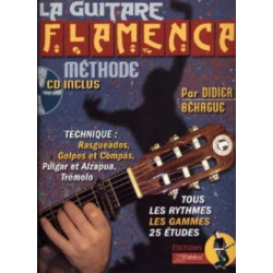 Béhague Didier / Rébillard Jean-Jacques La guitare flamenca méthode AVEC CD.