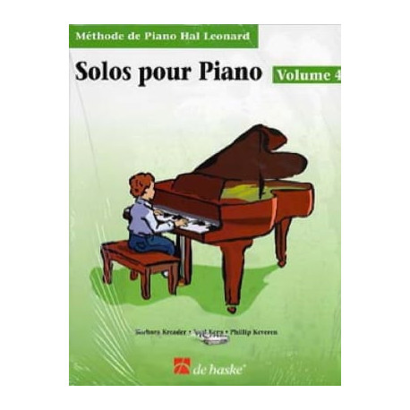 Kreader / Kern Jerome / Keveren Solos Pour Piano - Volume 4 avec CD