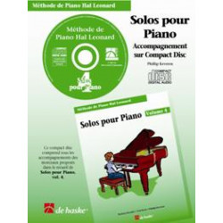 Kreader / Kern Jerome / Keveren Solos Pour Piano Accompagnement Volume 4. CD