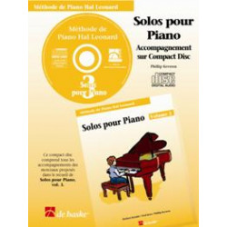 Kreader / Kern Jerome / Keveren Solos Pour Piano - Volume 3 avec CD