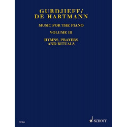 GURDJIEFF / HARTMANN Music For Piano. Volume 3