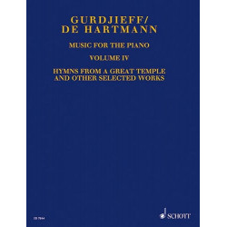 GURDJIEFF / HARTMANN Music For Piano. Volume 4