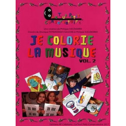 TOUT PETIT CONSERVATOIRE Je colorie la musique - Volume 2