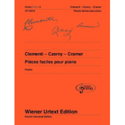 CLEMENTI / CZERNY / CRAMER 32 pièces faciles pour piano