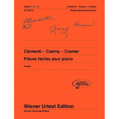 CLEMENTI / CZERNY / CRAMER 32 pièces faciles pour piano