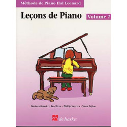 MÉTHODE DE PIANO HAL LEONARD - Leçons Vol. 2 avec CD play-along