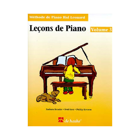MÉTHODE DE PIANO HAL LEONARD - Leçons Vol. 3