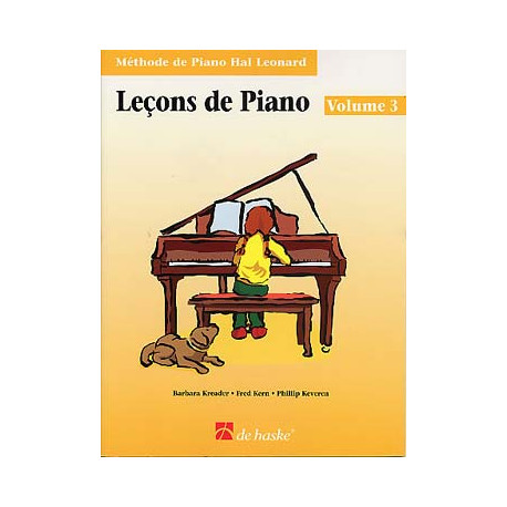MÉTHODE DE PIANO HAL LEONARD - Leçons Vol. 3 avec CD play-along