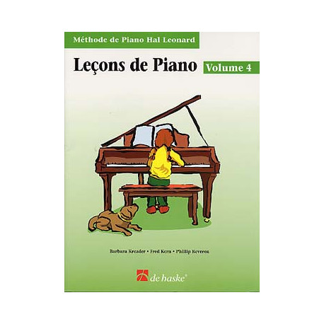 MÉTHODE DE PIANO HAL LEONARD - Leçons Vol. 4 avec CD play-along