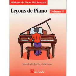 MÉTHODE DE PIANO HAL LEONARD - Leçons Vol. 5 avec CD play-along