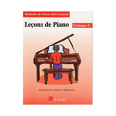 MÉTHODE DE PIANO HAL LEONARD - Leçons Vol. 5 avec CD play-along