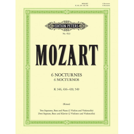 MOZART 6 Nocturnes - Choeur