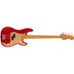 SQUIER PRECISION BASSE 40th ANNIVERSARY VINTAGE EDITION SATIN DAKOTA RED