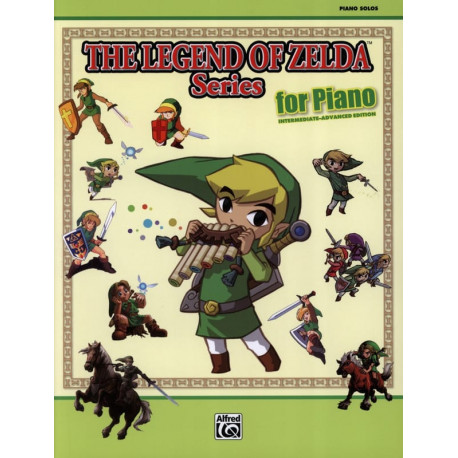 Musique de Jeux Vidéo The legend of Zelda series for piano Intermediate / advanced edition