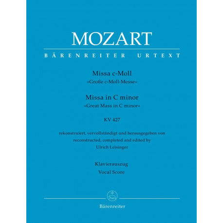 MOZART Grande Messe en Ut mineur