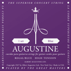 JEU AUGUSTINE Cordes Acoustiques REGAL BLEU TIRANT FORT