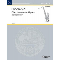 FRANÇAIX Cinq Danses Exotiques