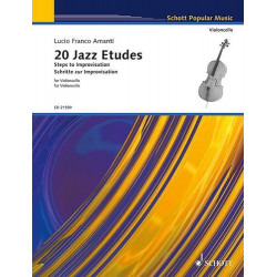 Lucio Franco Amanti 20 Jazz Etudes - Violoncelle